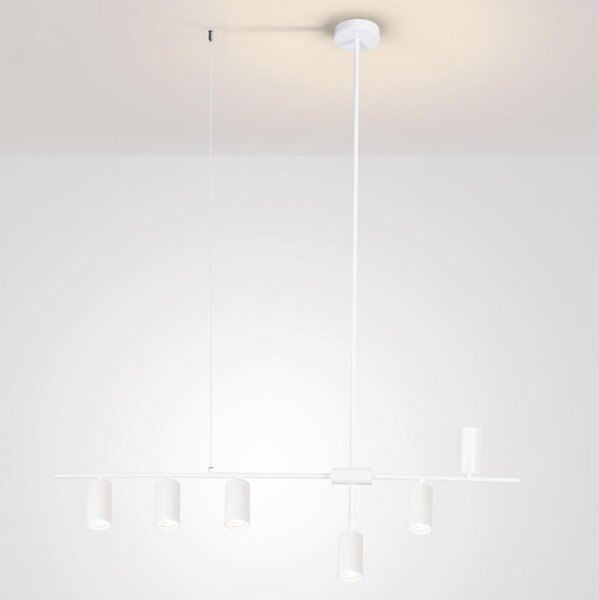 Brilagi - Závesný luster na lanku CRANE 6xGU10/30W/230V biela
