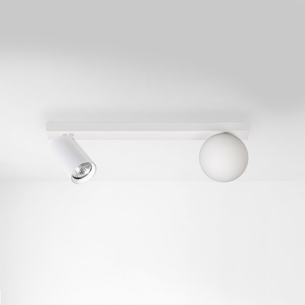 Brilagi - Bodové svietidlo SELE BALL 1xGU10/30W/230V + 1xG9/10W biela