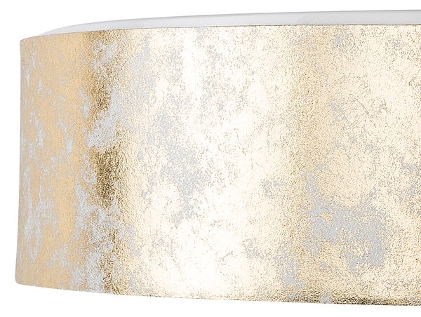 Stropná lampa zlatá zmes bavlny a polyesteru ø 45 cm na strop moderný boho štýl obývačka spálňa jedáleň