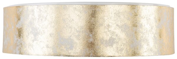 Stropná lampa zlatá zmes bavlny a polyesteru ø 45 cm na strop moderný boho štýl obývačka spálňa jedáleň