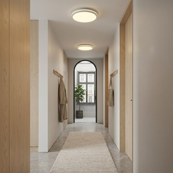 LED stropné svietidlo HUGO LED/12/18/24W/230V 3000/4000/6500K priemer 30 cm IP54 biela