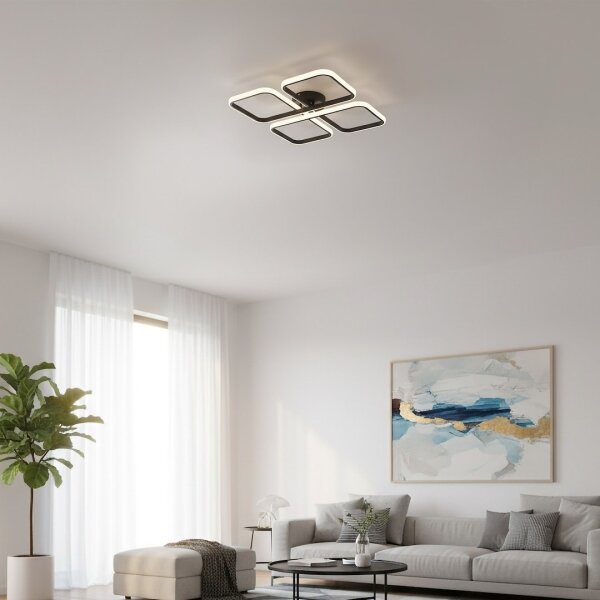 LED stropné svietidlo HIDALGO LED/40W/230V čierne