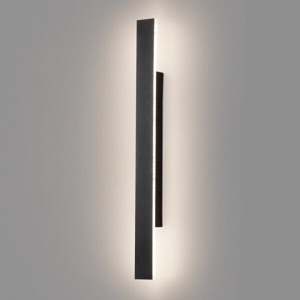 LED Vonkajšie nástenné svietidlo WOW LED/11W/230V 3000/4000/6000K 60 cm IP54 čierne