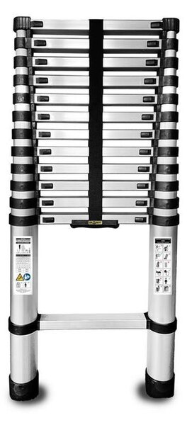 Rebrík Strend Pro, teleskopický, 3,8 m, 1x13, max. 125 kg