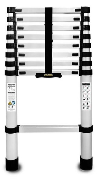 Rebrík Strend Pro, teleskopický, 2,6 m, 1x9, max. 125 kg