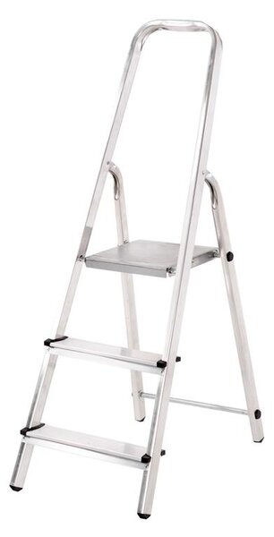 Schodiky Strend Pro AL-D3, 3 stupienkové, max 125 kg, Alu
