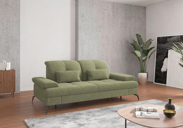 TROJMIESTNA POHOVKA, textil, svetlozelená Sit & More - Sedačky, Online Only
