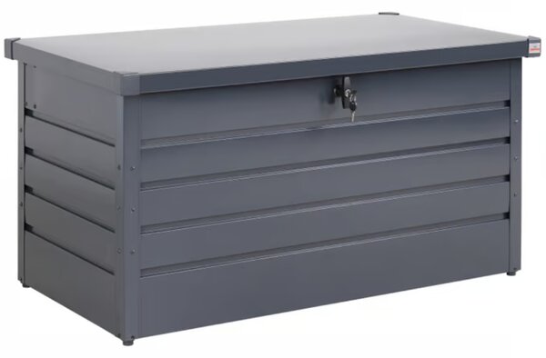 Kovový úložný box METALBOX, 385L, 120x62x63cm, antracitová Gardebruk