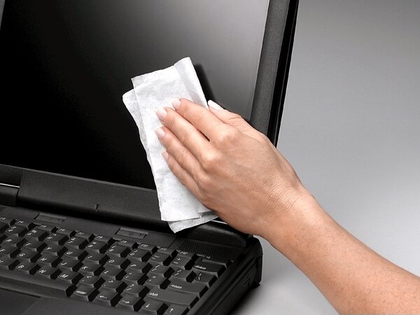 Utierky Fellowes na obrazovky monitorov - 100 ks/bal, žltá