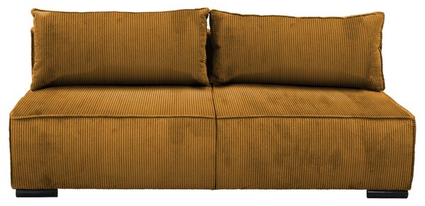 ROZKLADACIA POHOVKA, textil, horčicovožltá MID.YOU - Sedačky, Online Only