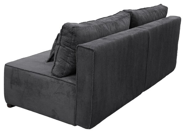 ROZKLADACIA POHOVKA, textil, tmavosivá MID.YOU - Sedačky, Online Only