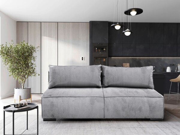 ROZKLADACIA POHOVKA, textil, sivá MID.YOU - Sedačky, Online Only