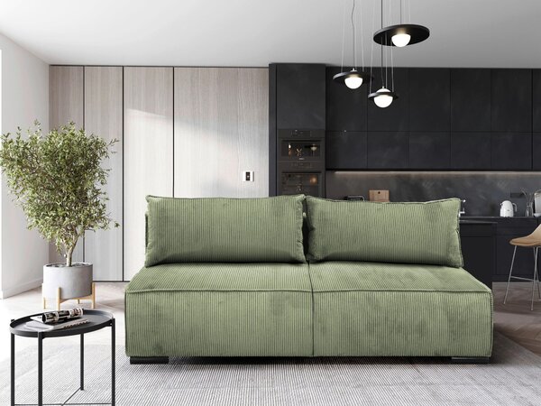 ROZKLADACIA POHOVKA, textil, mätovozelená MID.YOU - Sedačky, Online Only