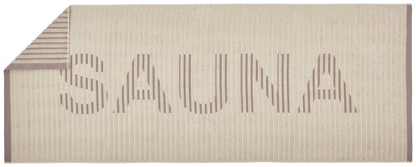 SAUNOVÁ OSUŠKA, 80/200 cm, sivá Vossen - Kúpeľňový textil