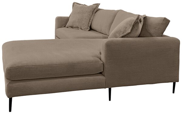ROHOVÁ SEDAČKA, textil, hnedá P & B - Sedačky, Online Only