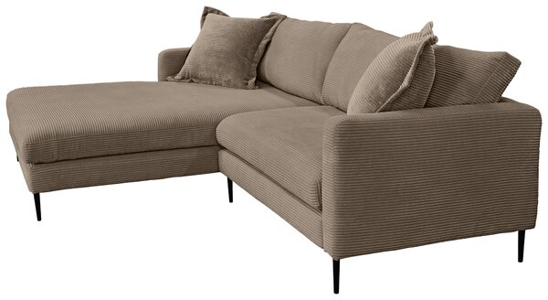 ROHOVÁ SEDAČKA, textil, hnedá P & B - Sedačky, Online Only