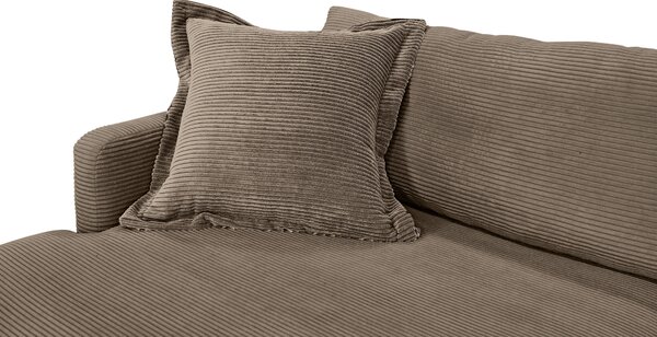 ROHOVÁ SEDAČKA, textil, hnedá P & B - Sedačky, Online Only