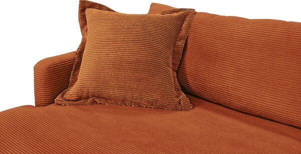 ROHOVÁ SEDAČKA, textil, terakotová P & B - Sedačky, Online Only