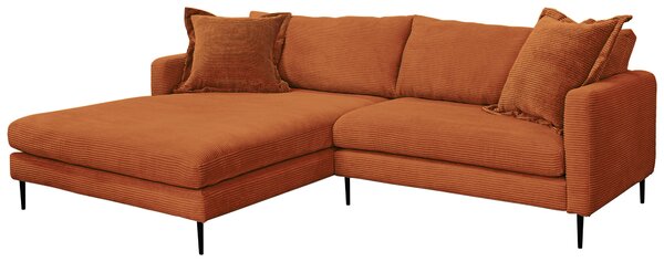 ROHOVÁ SEDAČKA, textil, terakotová P & B - Sedačky, Online Only