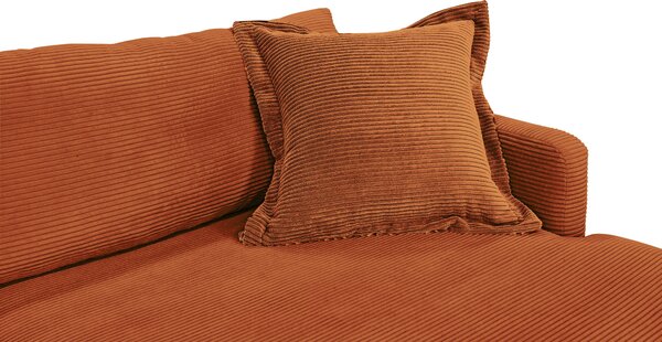 ROHOVÁ SEDAČKA, textil, terakotová P & B - Sedačky, Online Only