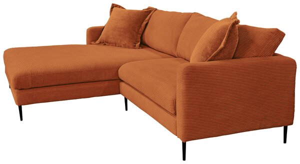 ROHOVÁ SEDAČKA, textil, terakotová P & B - Sedačky, Online Only