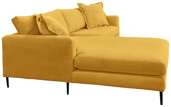 ROHOVÁ SEDAČKA, textil, horčicovožltá P & B - Sedačky, Online Only