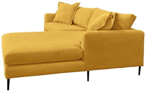 ROHOVÁ SEDAČKA, textil, horčicovožltá P & B - Sedačky, Online Only