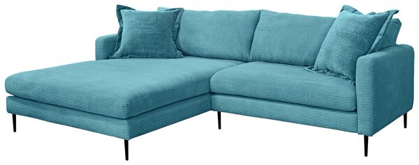 ROHOVÁ SEDAČKA, textil, svetlomodrá P & B - Sedačky, Online Only