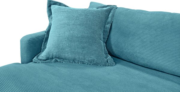 ROHOVÁ SEDAČKA, textil, svetlomodrá P & B - Sedačky, Online Only