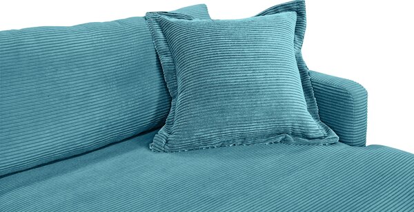 ROHOVÁ SEDAČKA, textil, svetlomodrá P & B - Sedačky, Online Only