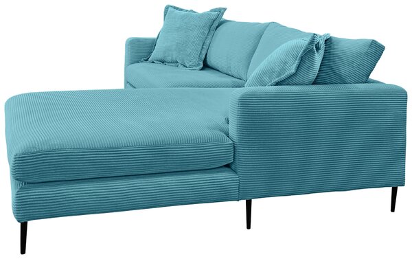 ROHOVÁ SEDAČKA, textil, svetlomodrá P & B - Sedačky, Online Only