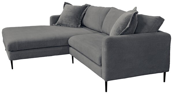 ROHOVÁ SEDAČKA, textil, grafitová P & B - Sedačky, Online Only
