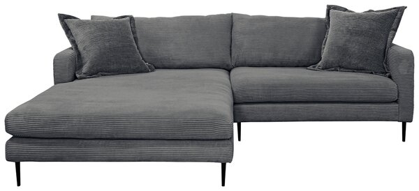 ROHOVÁ SEDAČKA, textil, grafitová P & B - Sedačky, Online Only