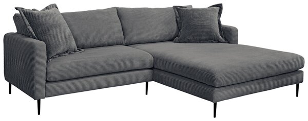 ROHOVÁ SEDAČKA, textil, grafitová P & B - Sedačky, Online Only