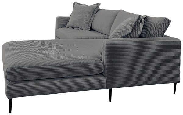 ROHOVÁ SEDAČKA, textil, grafitová P & B - Sedačky, Online Only