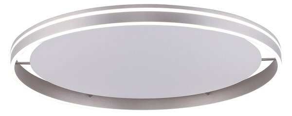 Smart plafondlamp staal 79 cm met afstandsbediening - Ronith