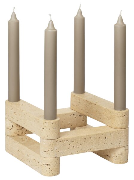 Modulárny svietnik Newel Travertine