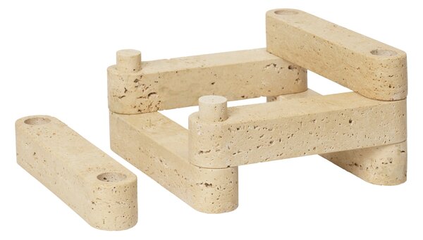 Modulárny svietnik Newel Travertine
