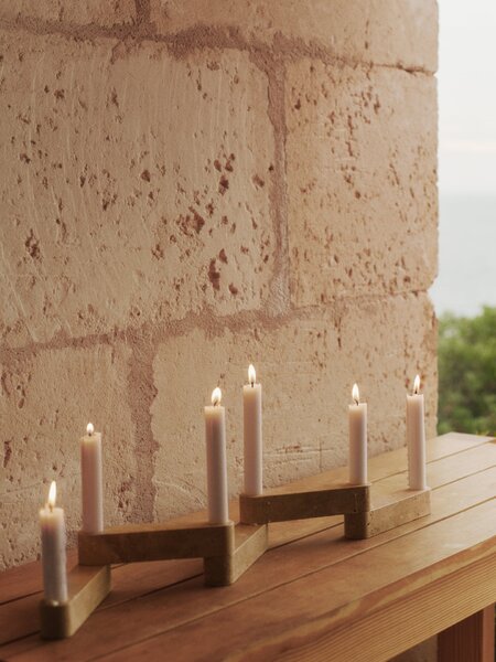 Modulárny svietnik Newel Travertine