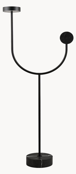 Malá stojacia LED lampa z mramoru Grasil