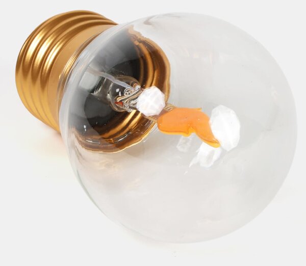 Sinsay - Dekoratívna LED lampa v tvare Edisonovej žiarovky - žltá