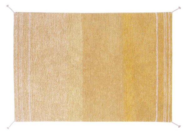 MUZZA Obojstranný koberec winto 170 x 240 cm žltý