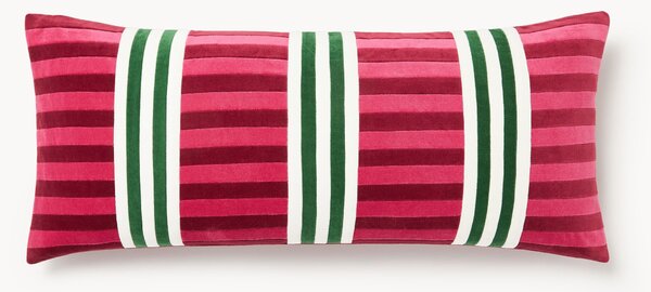 Zamatový patchwork poťah na vankúš Tete