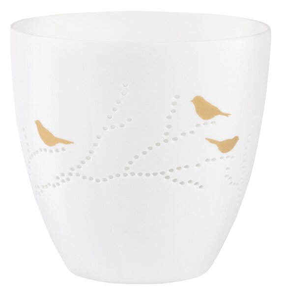Porcelánový svietnik Gold Birds Large