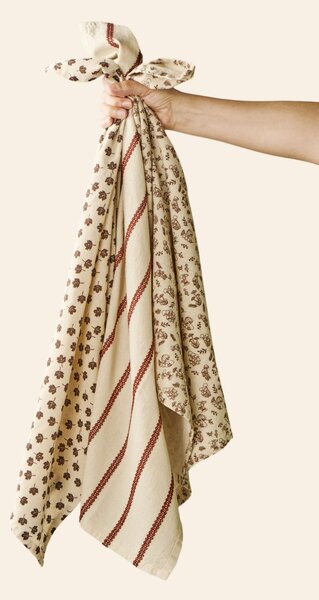 Utierka Rebecca Rust Woven Stripe