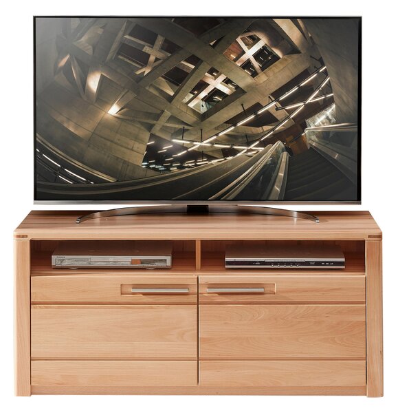 SKRINKA POD TV, jadrový buk, jadrový buk, 131/58/45 cm Carryhome - Komody