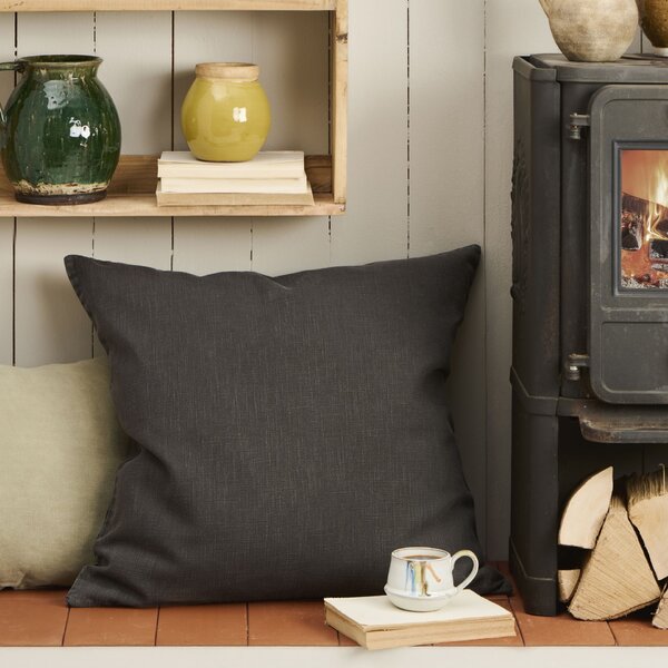 Poťah na vankúš Ramie Anthracite 60 × 60 cm