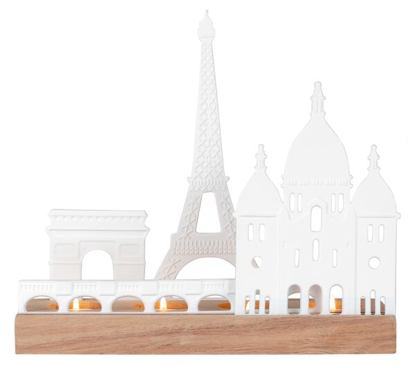 Porcelánový svietnik City Skyline Paris
