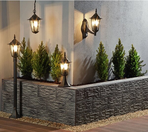 Vonkajšia lampa 1xE27/20W/230V IP43 42,5 cm patina
