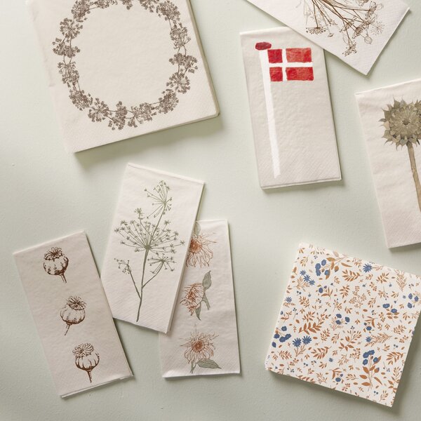 Papierové servítky Flower Motif – 20 ks